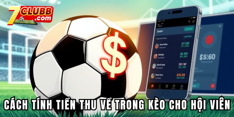 Cách tính tiền thu về trong kèo cho hội viên