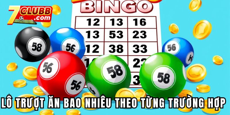 Lô trượt ăn bao nhiêu theo từng trường hợp 