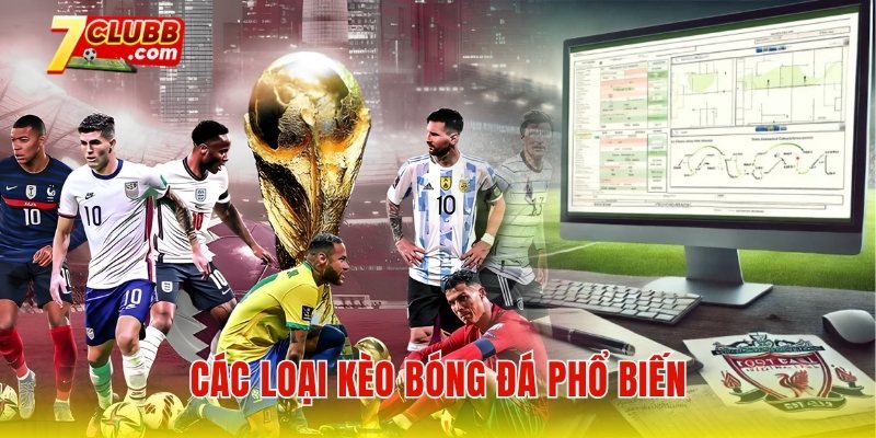 Các loại kèo bóng đá phổ biến