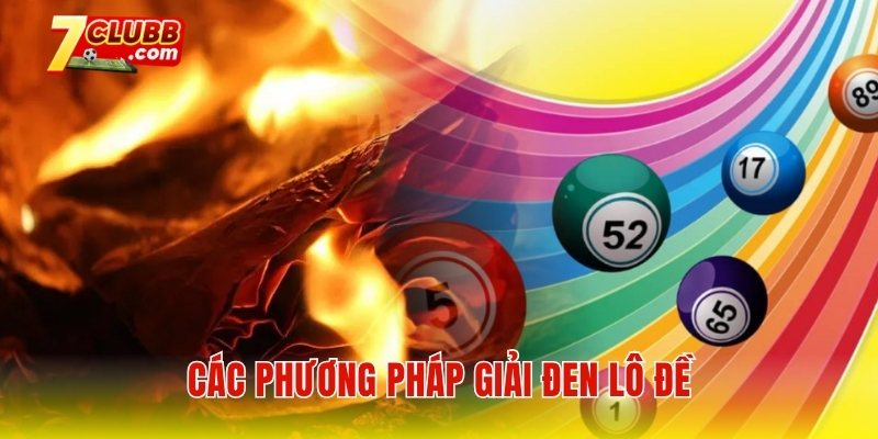 Các phương pháp giải đen lô đề